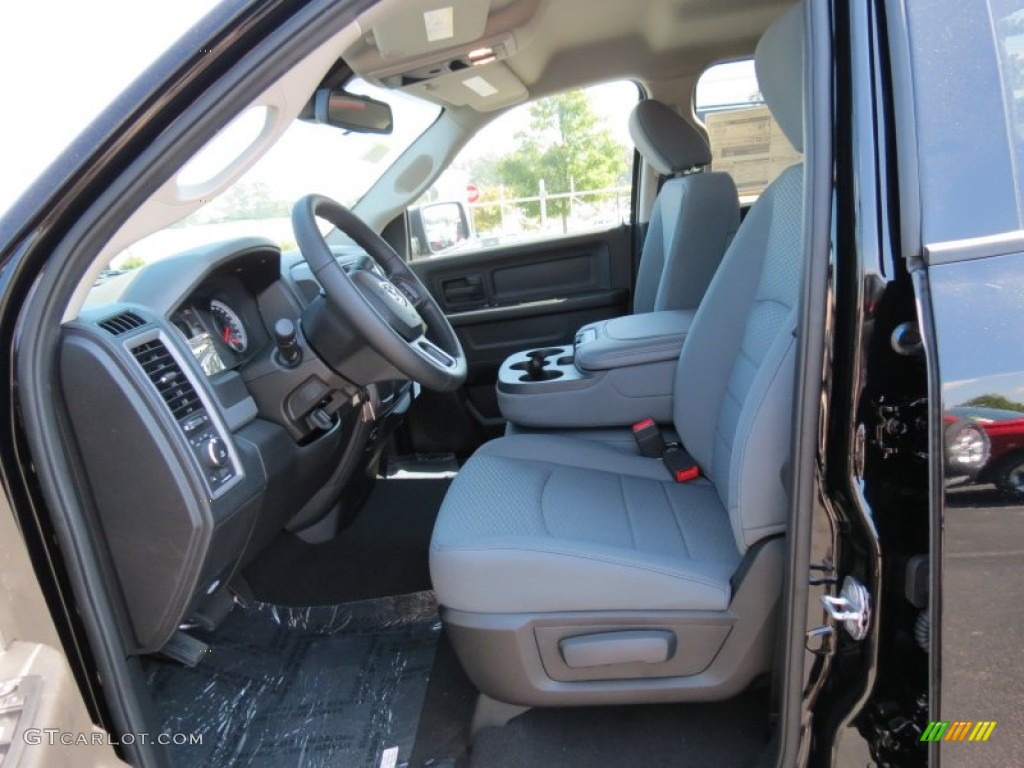 2014 1500 Express Quad Cab - Black / Black/Diesel Gray photo #6