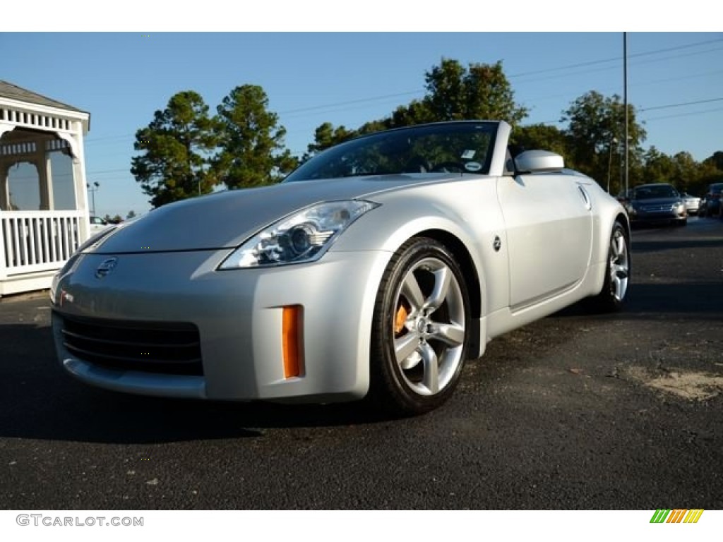 2008 350Z Grand Touring Roadster - Silver Alloy / Charcoal photo #1