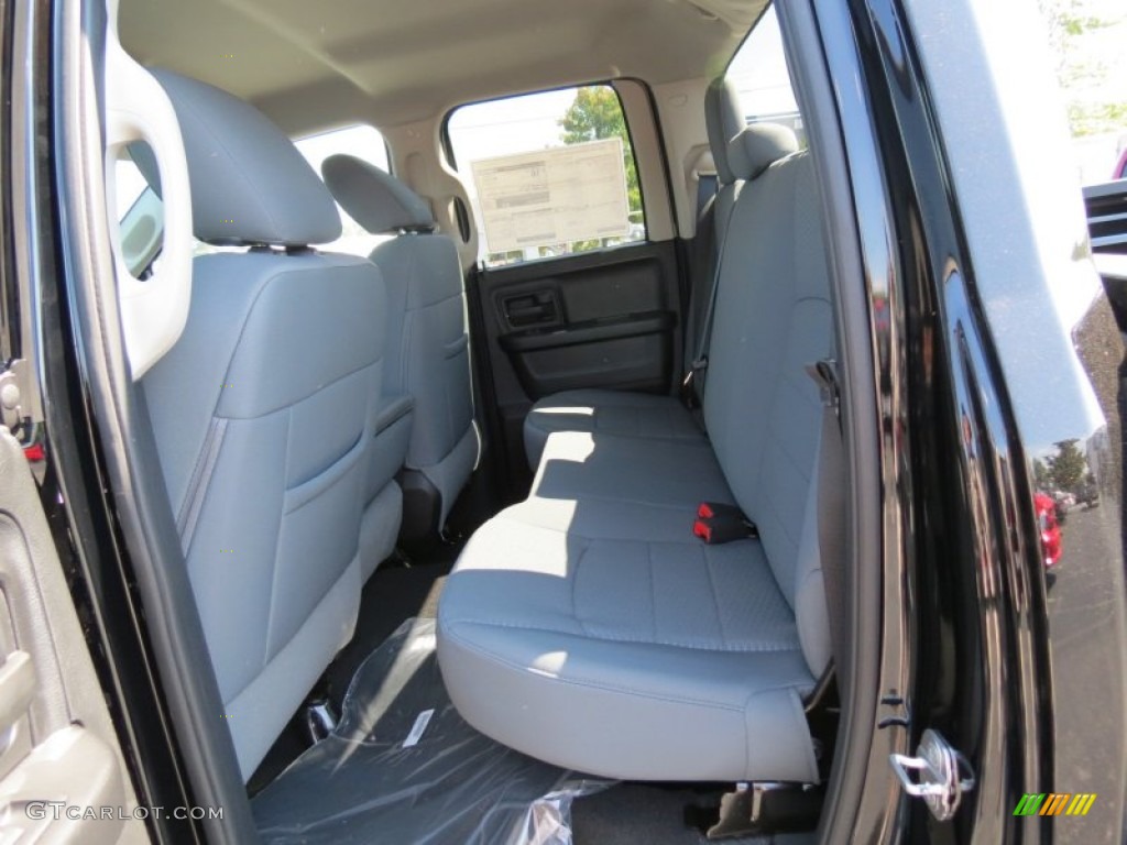 2014 1500 Express Quad Cab - Black / Black/Diesel Gray photo #7