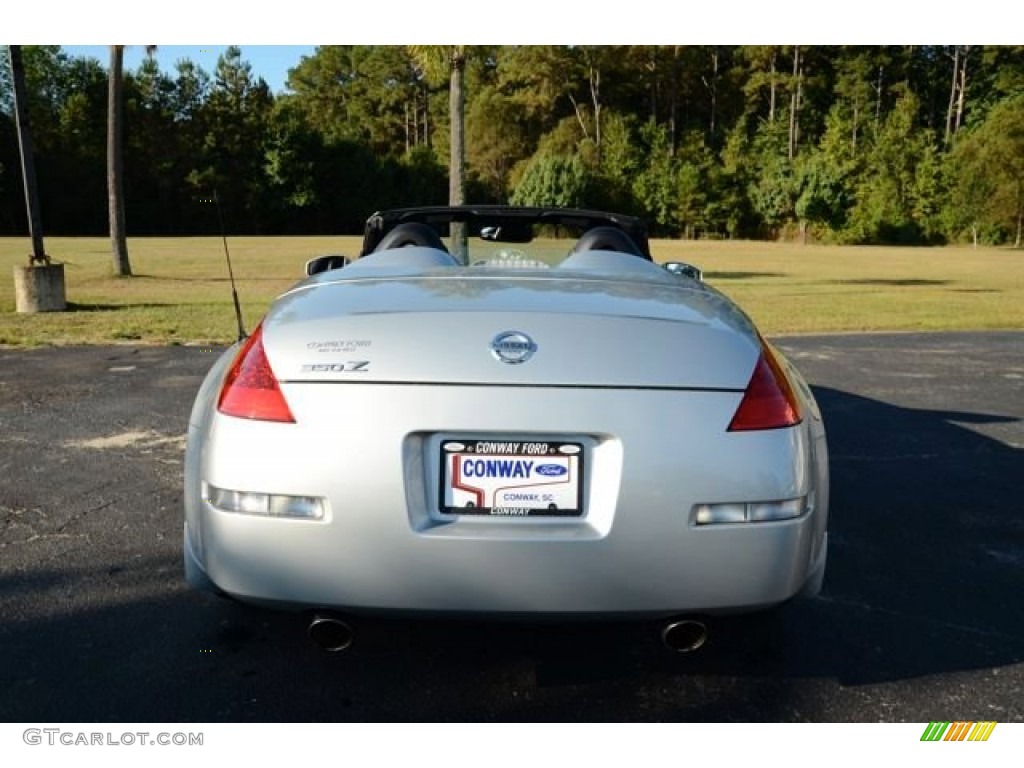2008 350Z Grand Touring Roadster - Silver Alloy / Charcoal photo #6