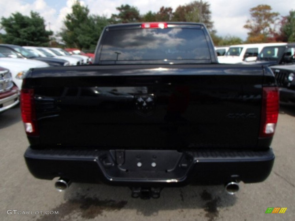 2014 1500 Express Crew Cab 4x4 - Black / Black/Diesel Gray photo #7