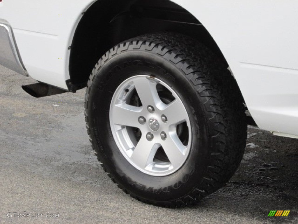 2010 Ram 1500 SLT Quad Cab 4x4 - Stone White / Dark Slate/Medium Graystone photo #3