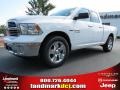 2014 Bright White Ram 1500 SLT Quad Cab  photo #1