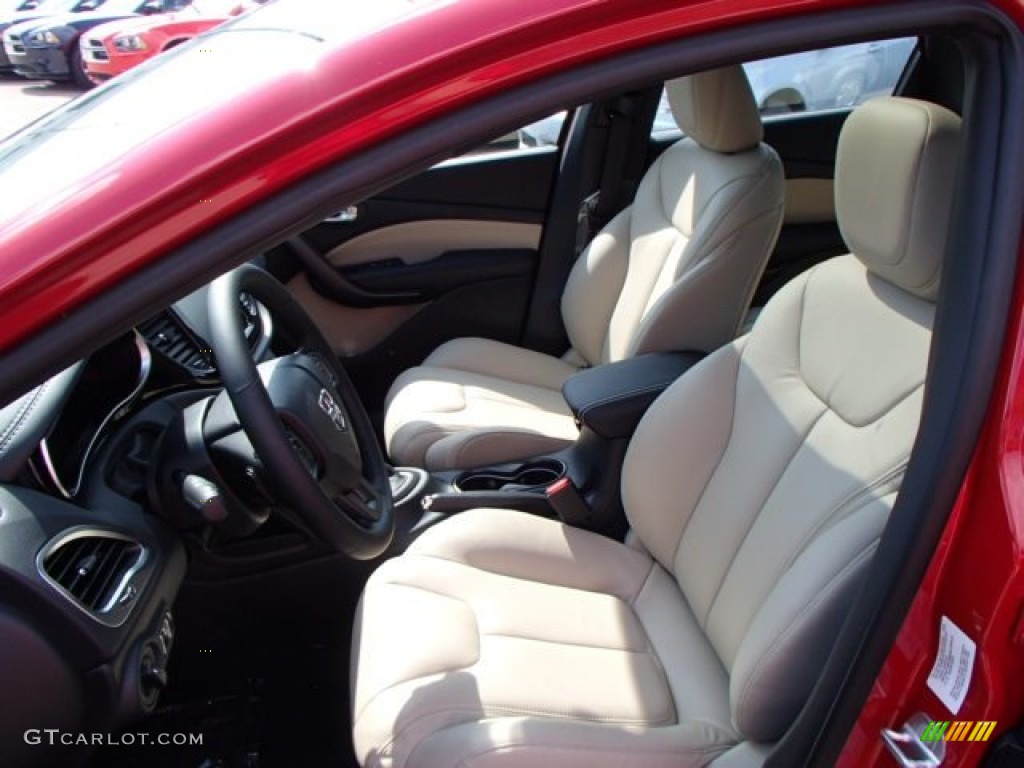 2013 Dodge Dart Limited Front Seat Photo #86455155