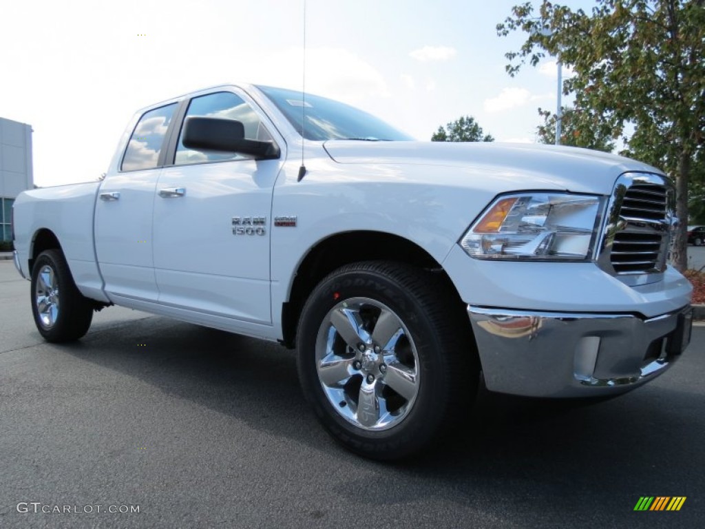 Bright White 2014 Ram 1500 SLT Quad Cab Exterior Photo #86455161