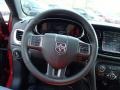 2013 Dodge Dart Black/Light Frost Interior Steering Wheel Photo