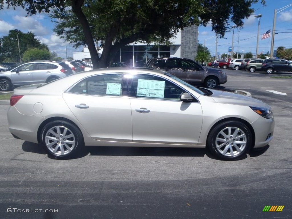 2014 Malibu LTZ - Champagne Silver Metallic / Cocoa/Light Neutral photo #7