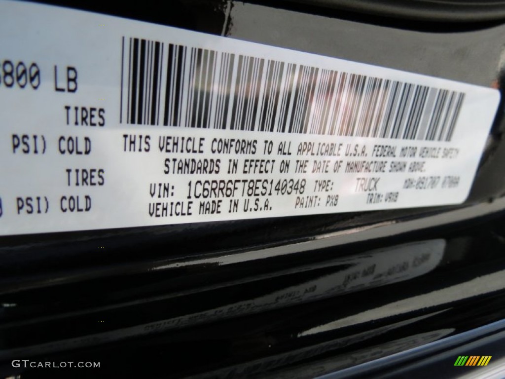 2014 1500 Express Quad Cab - Black / Black/Diesel Gray photo #10
