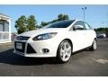 2014 Oxford White Ford Focus Titanium Hatchback  photo #1