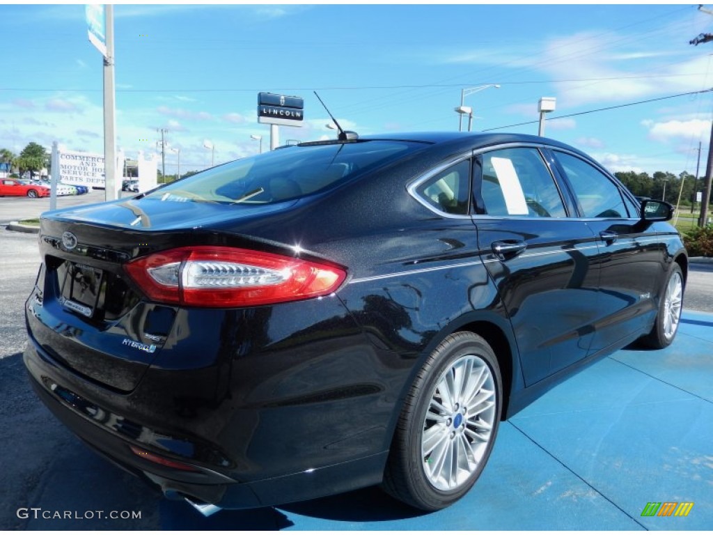 Tuxedo Black 2014 Ford Fusion Hybrid SE Exterior Photo #86455914