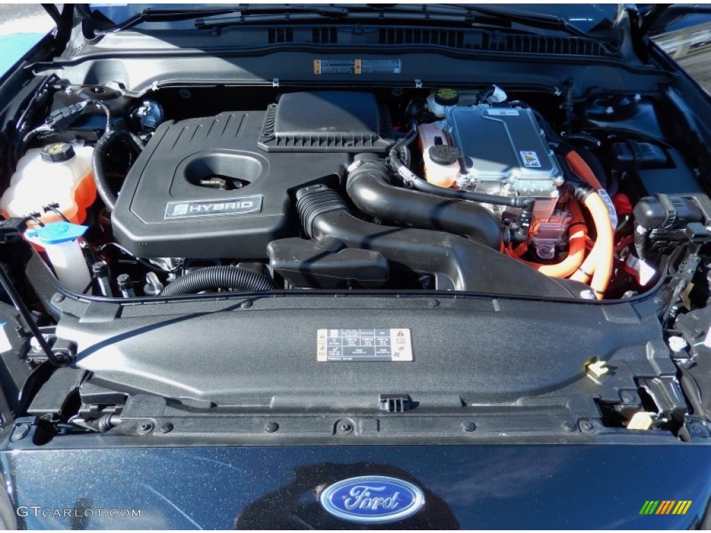 2014 Ford Fusion Hybrid SE 2.0 Liter Atkinson-Cycle DOHC 16-Valve 4 Cylinder Gasoline/Electric Hybrid Engine Photo #86456172