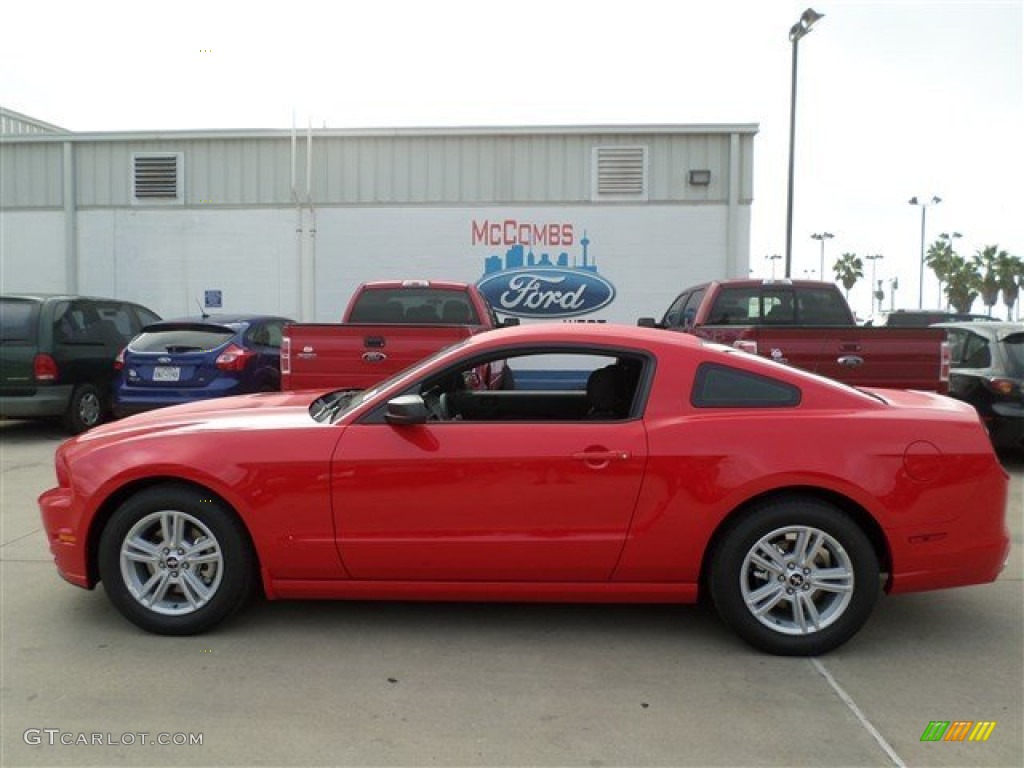 2014 Mustang V6 Coupe - Race Red / Charcoal Black photo #2