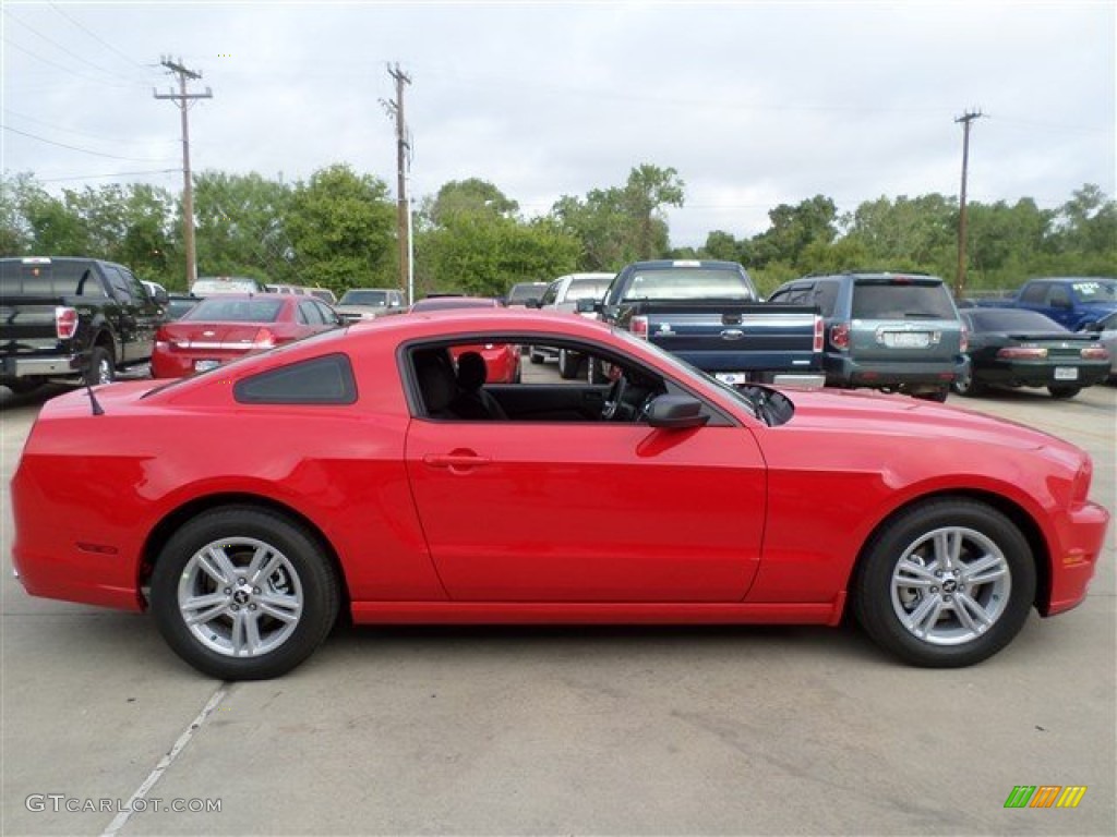 2014 Mustang V6 Coupe - Race Red / Charcoal Black photo #6