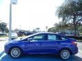 2014 Performance Blue Ford Focus Titanium Sedan  photo #2