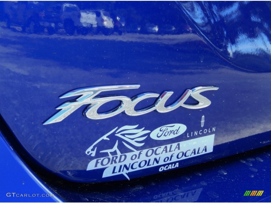 2014 Focus Titanium Sedan - Performance Blue / Charcoal Black photo #4