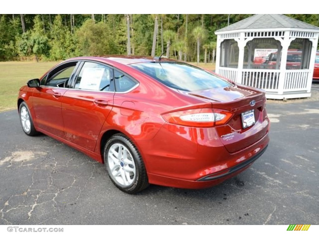 2014 Fusion SE - Ruby Red / Charcoal Black photo #8