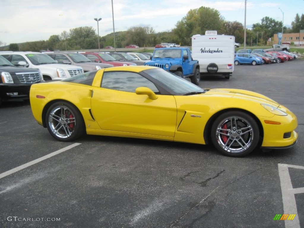 Velocity Yellow 2008 Chevrolet Corvette Z06 Exterior Photo #86457633