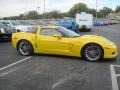 2008 Velocity Yellow Chevrolet Corvette Z06  photo #3