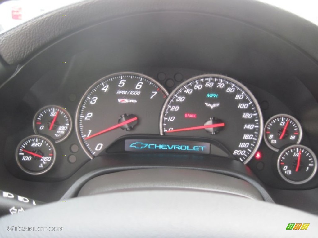 2008 Chevrolet Corvette Z06 Gauges Photo #86457852