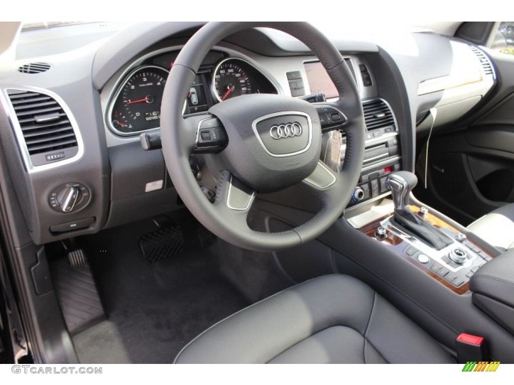 Black Interior 2014 Audi Q7 3.0 TDI quattro Photo #86457867