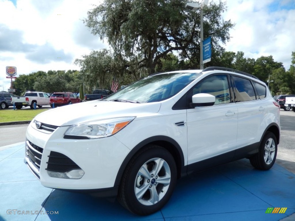 2014 Escape SE 1.6L EcoBoost - White Platinum / Medium Light Stone photo #1