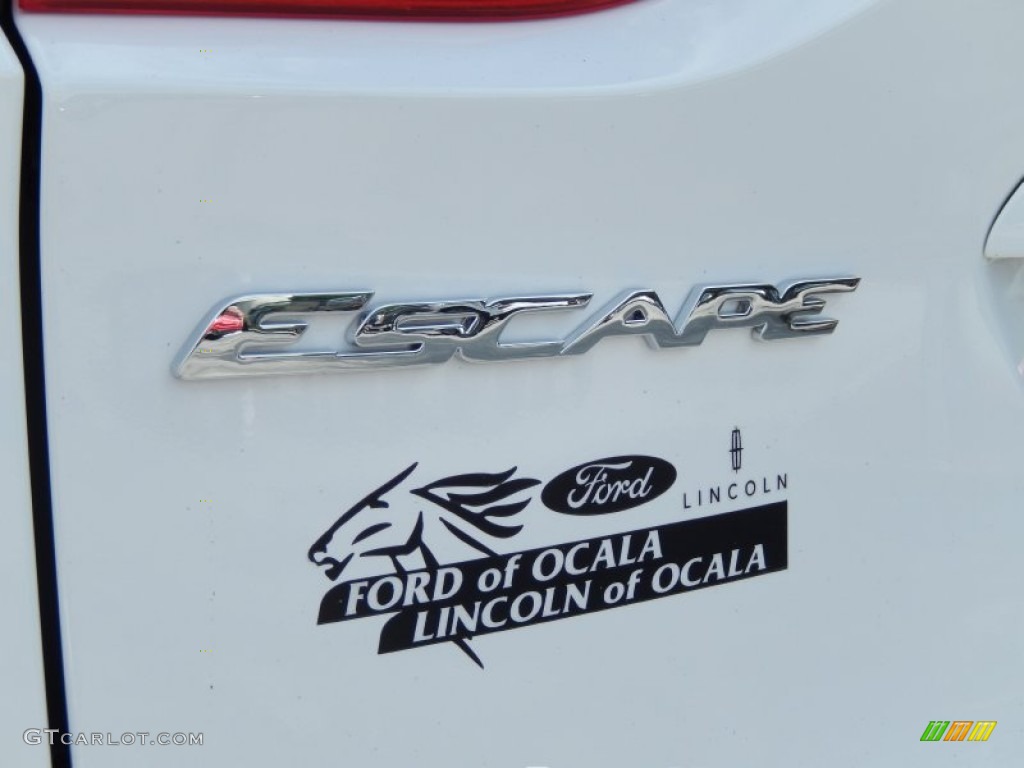 2014 Escape SE 1.6L EcoBoost - White Platinum / Medium Light Stone photo #4