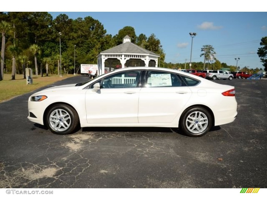 Oxford White 2014 Ford Fusion SE Exterior Photo #86458476