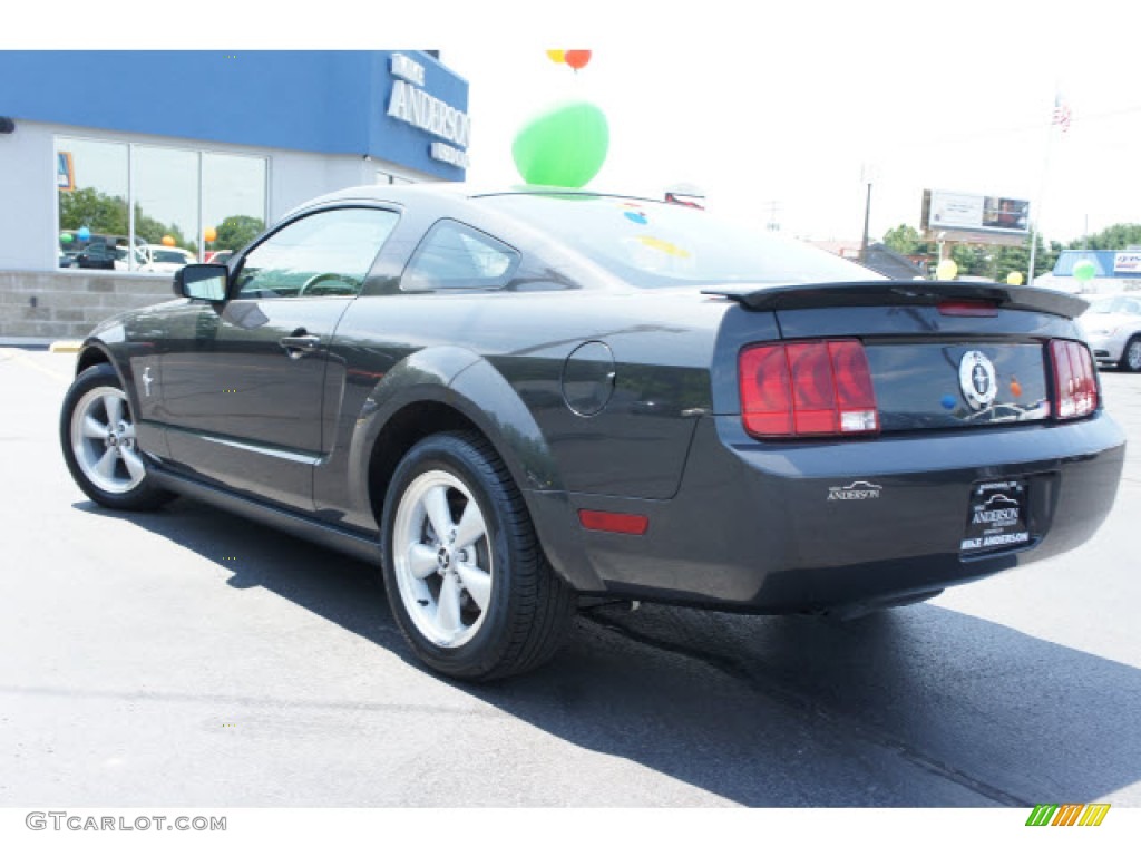 2008 Mustang V6 Premium Coupe - Alloy Metallic / Dark Charcoal photo #3