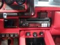 1988 Lamborghini Countach Red Interior Controls Photo