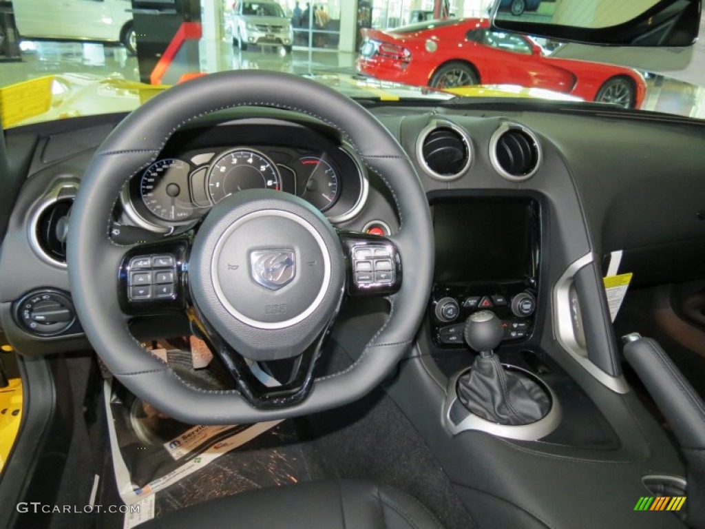 Black Interior 2014 Dodge SRT Viper Coupe Photo #86459451