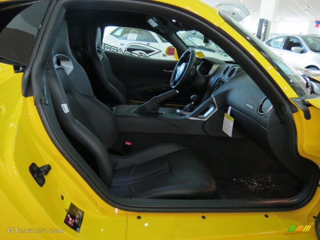 Black Interior 2014 Dodge SRT Viper Coupe Photo #86459523