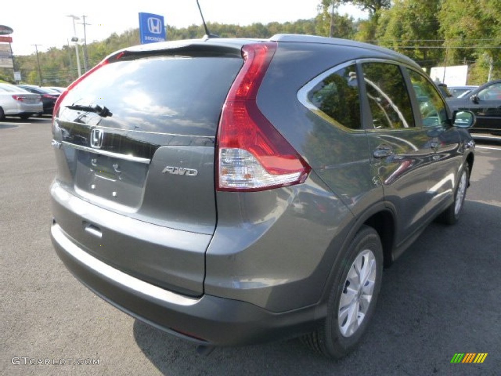 2014 CR-V EX-L AWD - Polished Metal Metallic / Gray photo #3