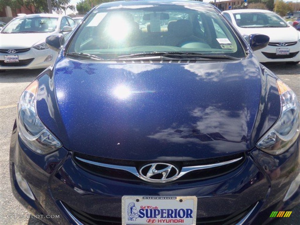 Atlantic Blue Hyundai Elantra