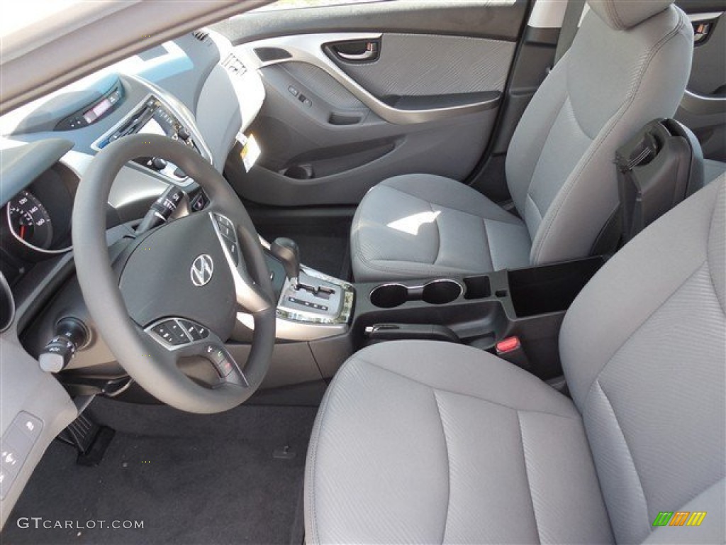 2013 Elantra GLS - Silver / Gray photo #4