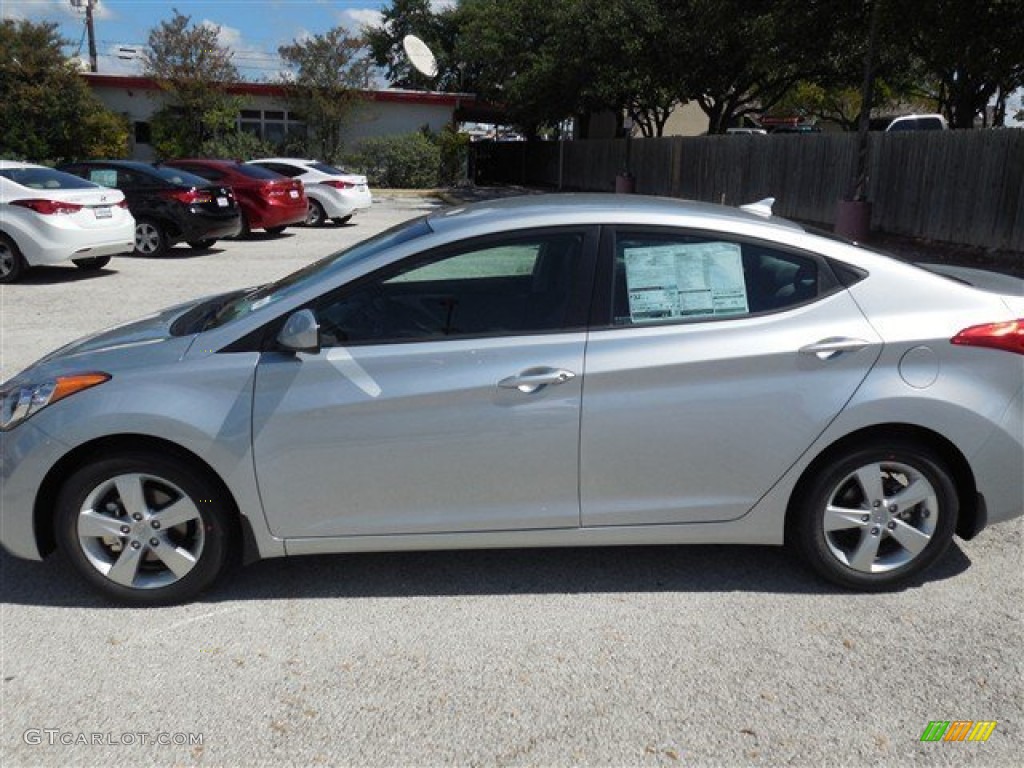 2013 Elantra GLS - Silver / Gray photo #2