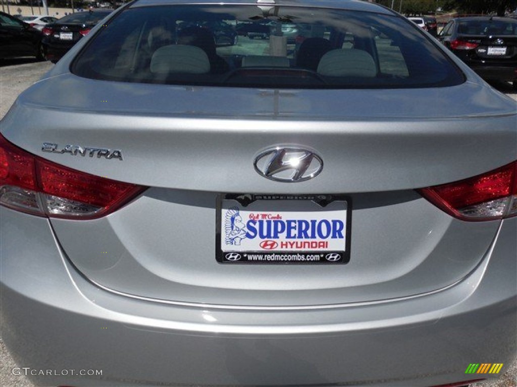 2013 Elantra GLS - Silver / Gray photo #3
