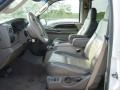 2003 Ford Excursion Medium Parchment Interior Front Seat Photo