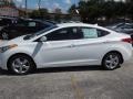 2013 Shimmering White Hyundai Elantra GLS  photo #2