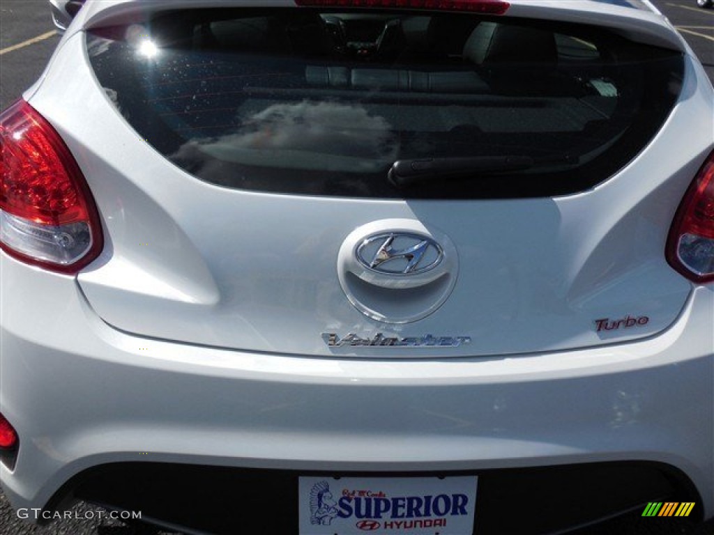 2013 Veloster Turbo - Elite White Pearl / Black photo #3