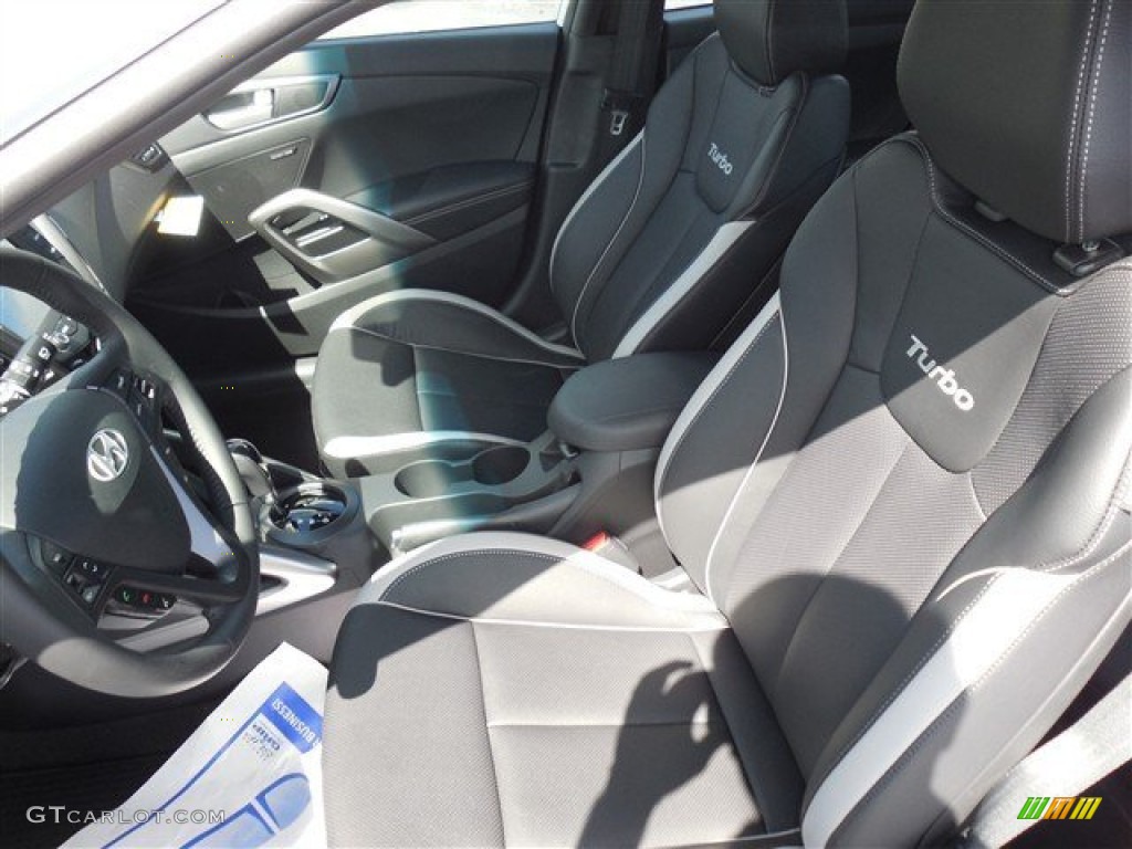 2013 Veloster Turbo - Elite White Pearl / Black photo #4
