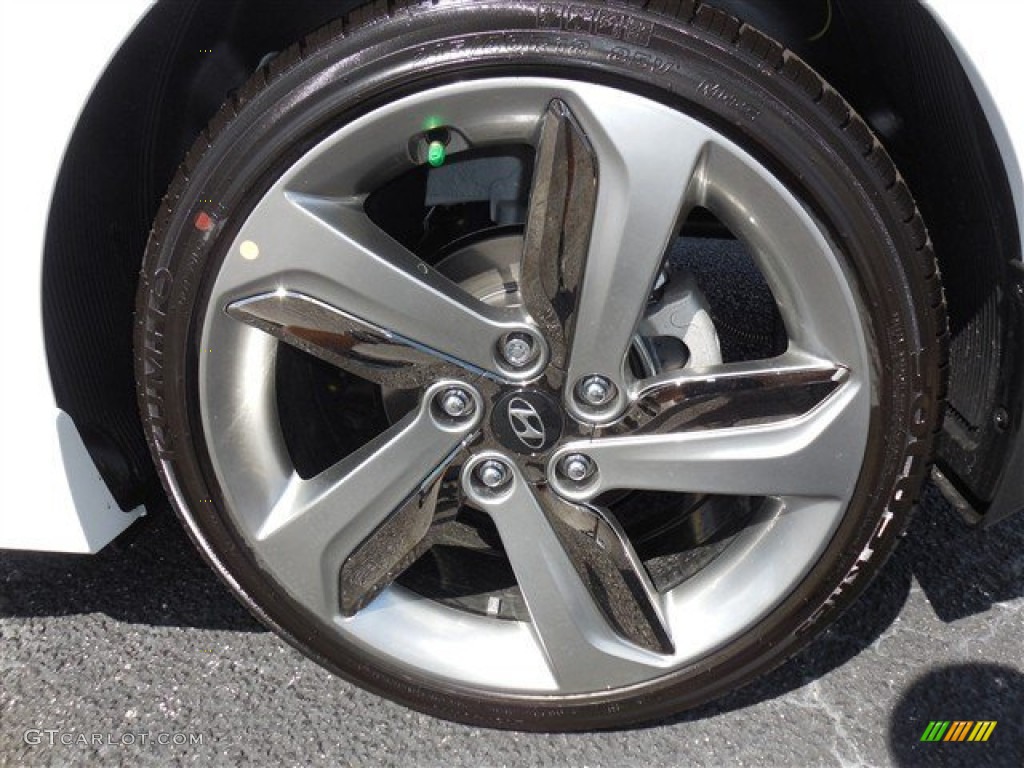 2013 Veloster Turbo - Elite White Pearl / Black photo #7