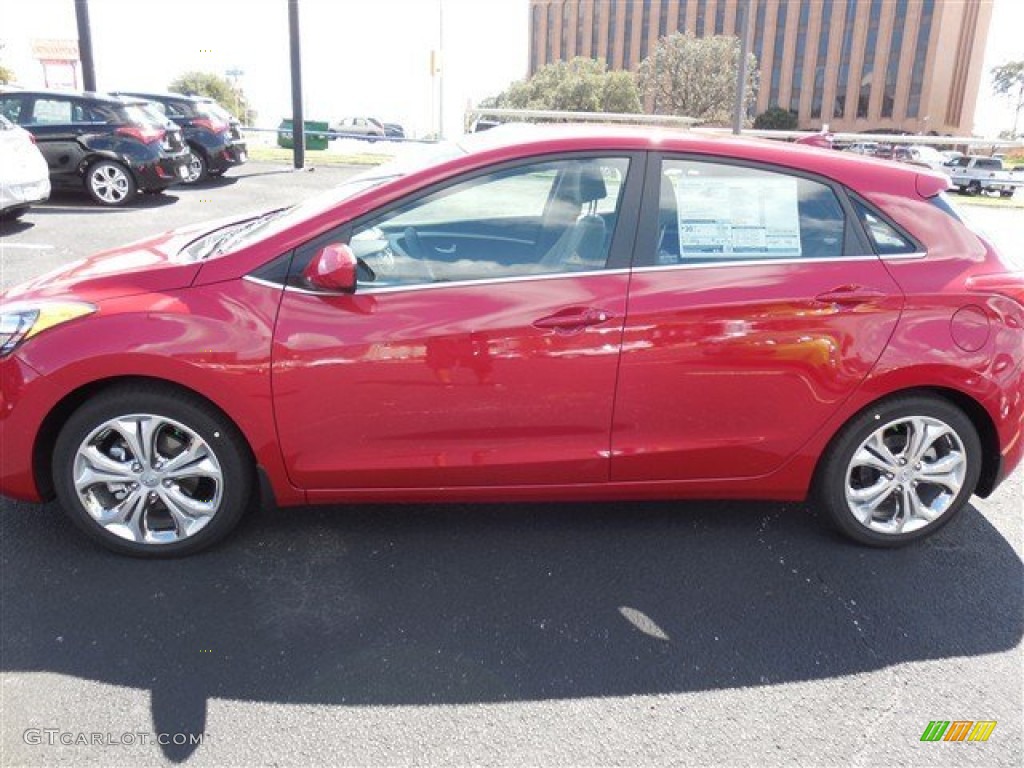 2013 Elantra GT - Red / Beige photo #2