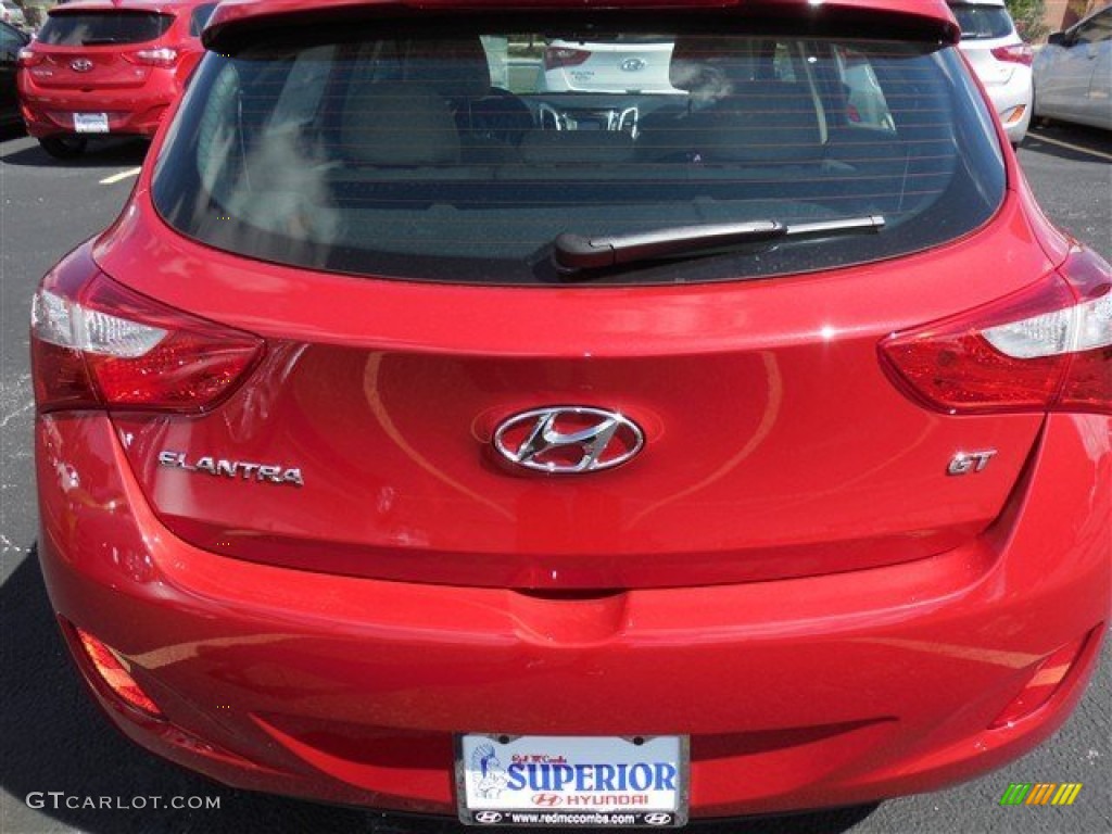 2013 Elantra GT - Red / Beige photo #3