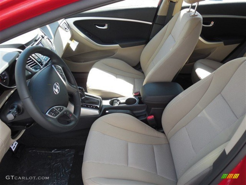 2013 Elantra GT - Red / Beige photo #4