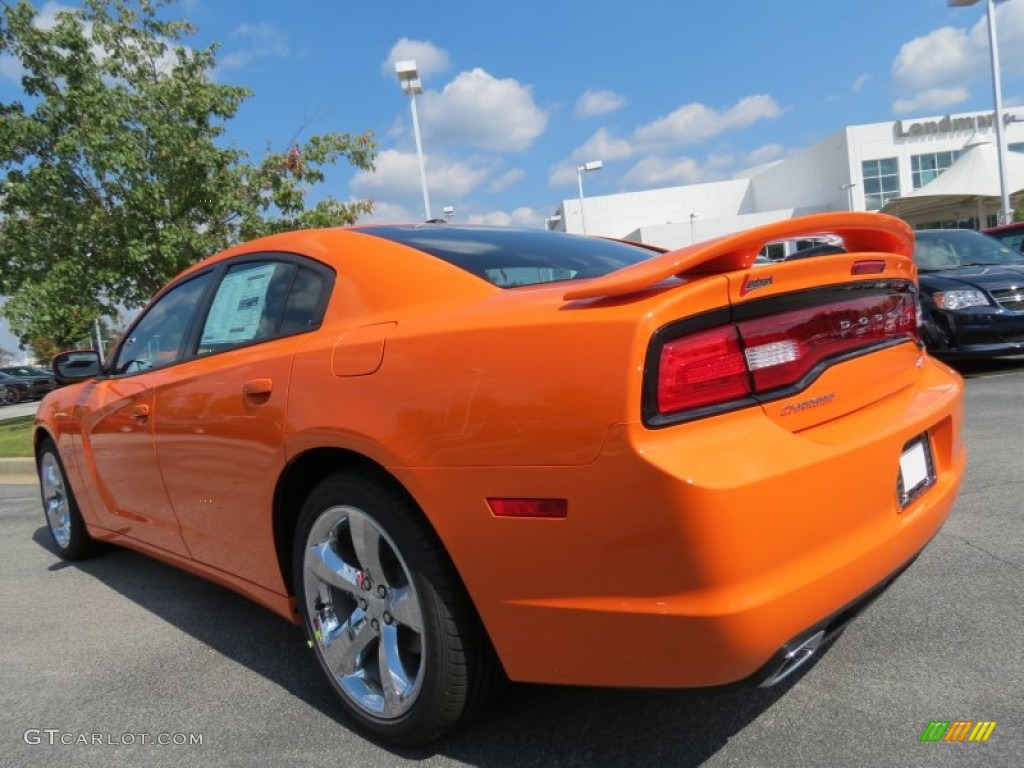 2014 Charger R/T - Header Orange / Black photo #2
