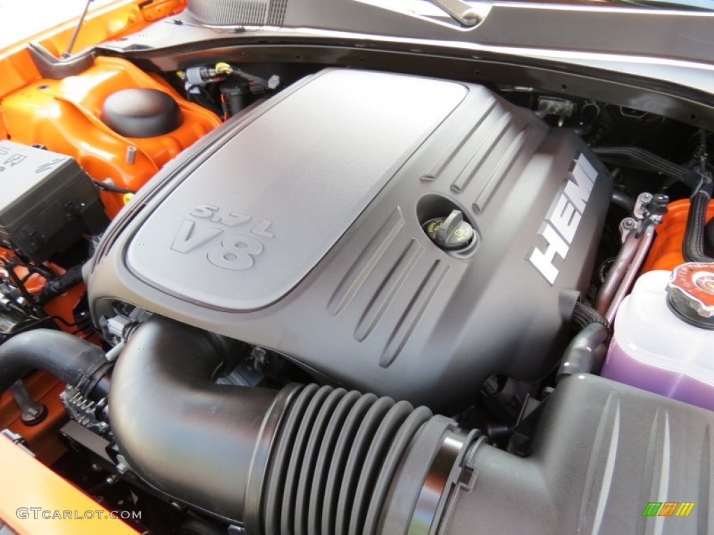 2014 Dodge Charger R/T 5.7 Liter HEMI OHV 16-Valve VVT MDS V8 Engine Photo #86462169