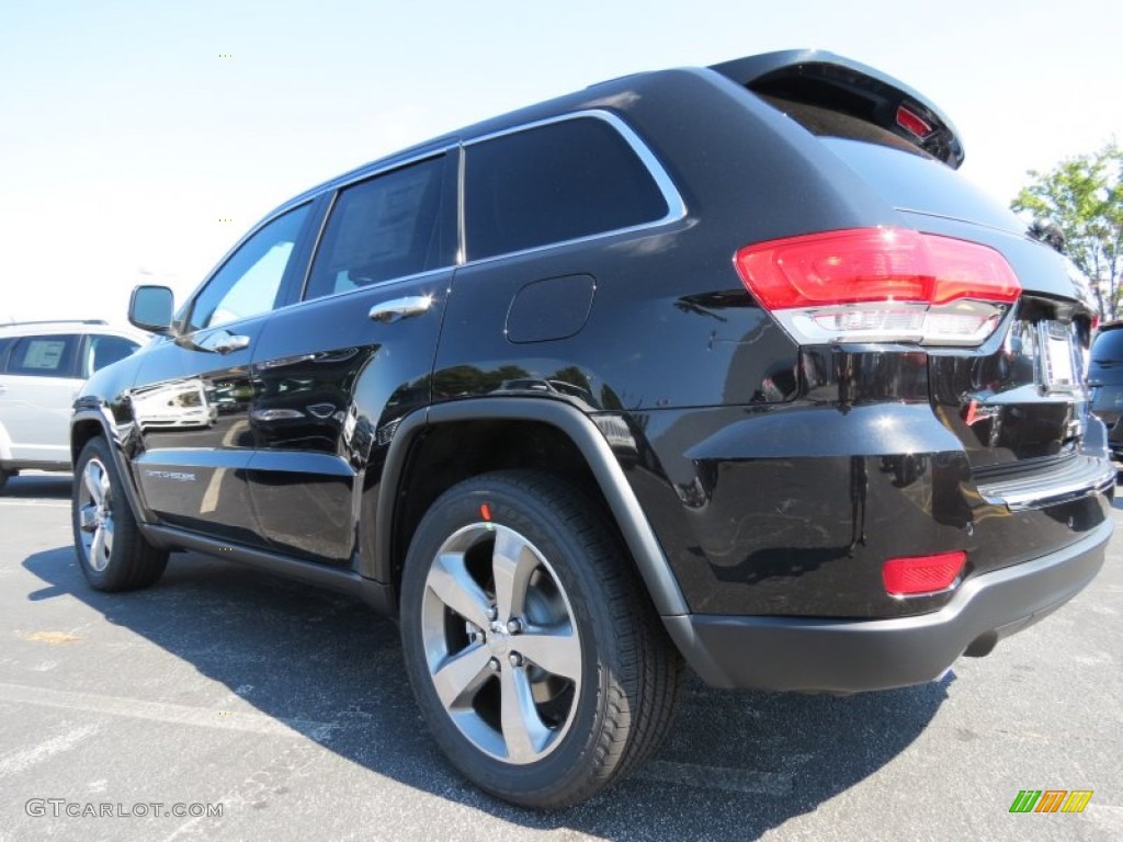 2014 Grand Cherokee Limited - Brilliant Black Crystal Pearl / Morocco Black photo #2