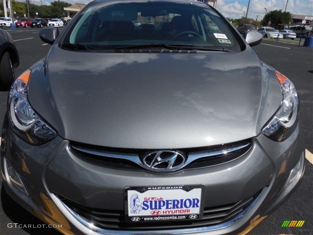 2013 Elantra GLS - Harbor Gray Metallic / Gray photo #1