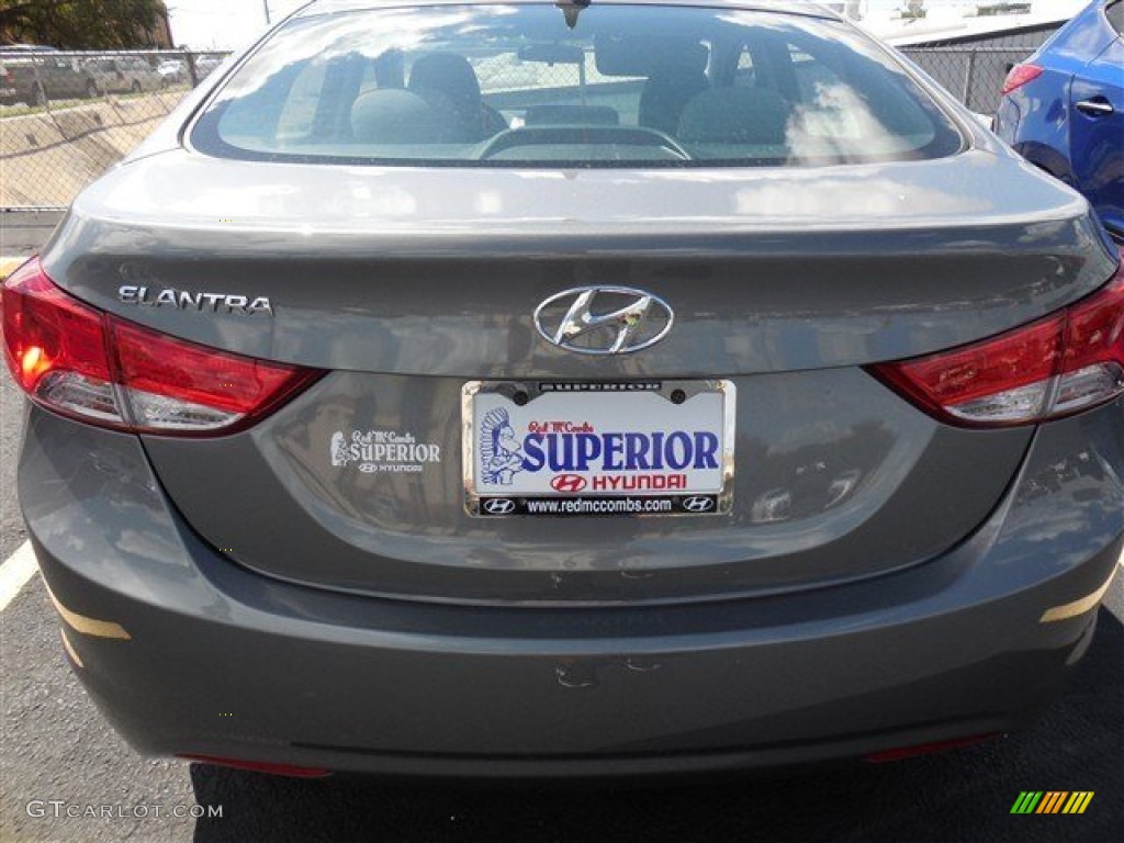 2013 Elantra GLS - Harbor Gray Metallic / Gray photo #3