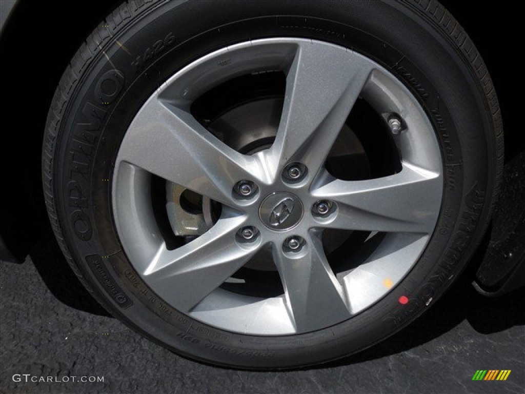 2013 Elantra GLS - Harbor Gray Metallic / Gray photo #7